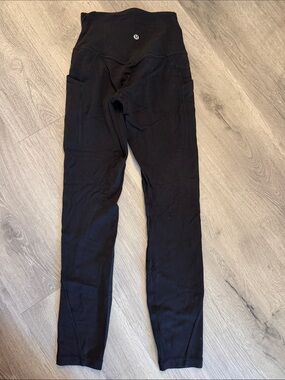 lululemon athletica Black High-Rise Leggings with Side Pockets